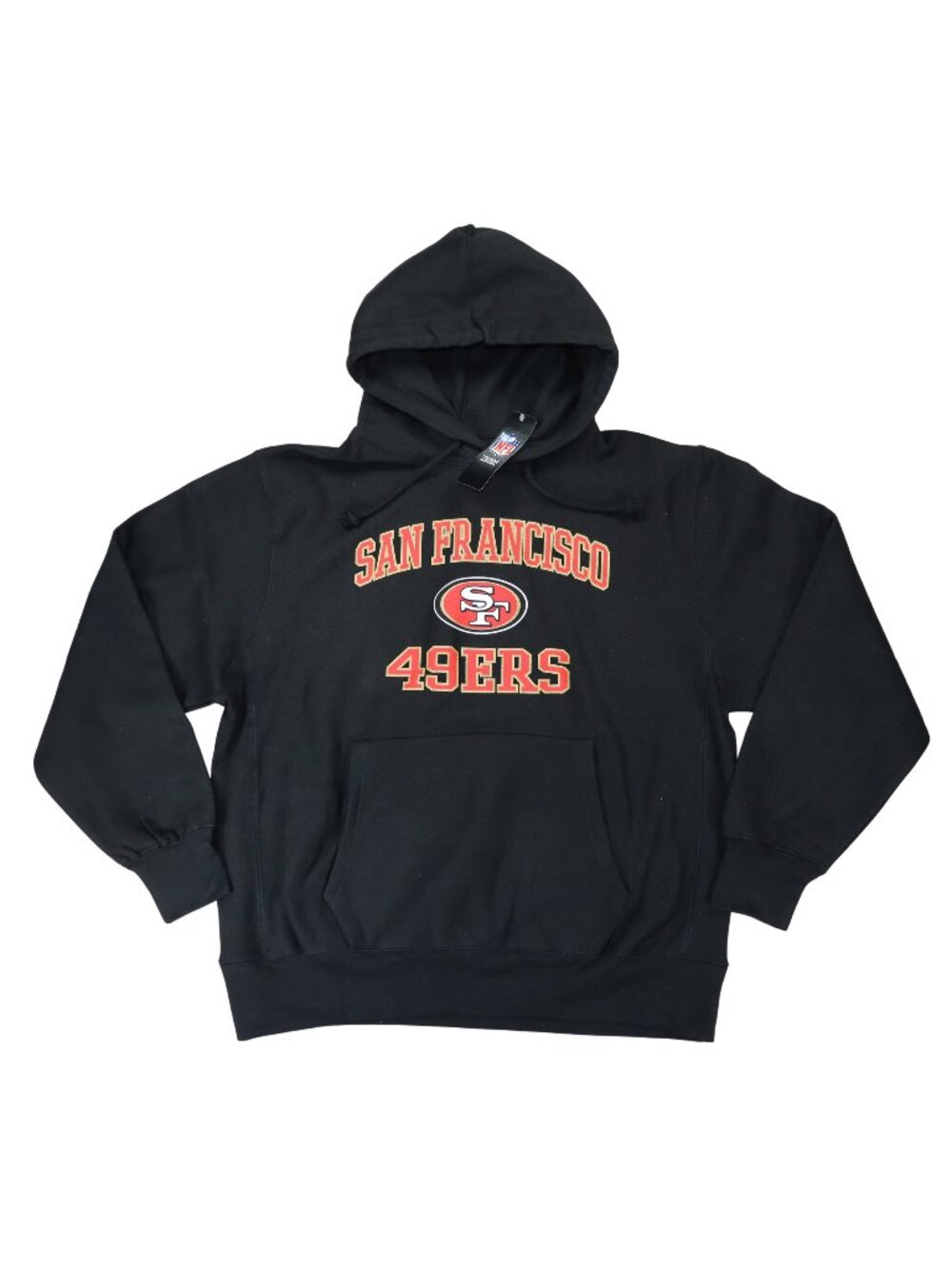 San Francisco 49ers Big & Tall NFL Apparel Kangaroo Pocket Hoodie Sweatshirt NWT